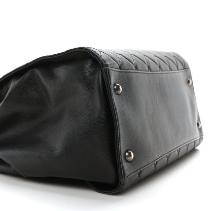 Chanel Caviar Quilted Large CC Bucket Bag Black 9 of 10