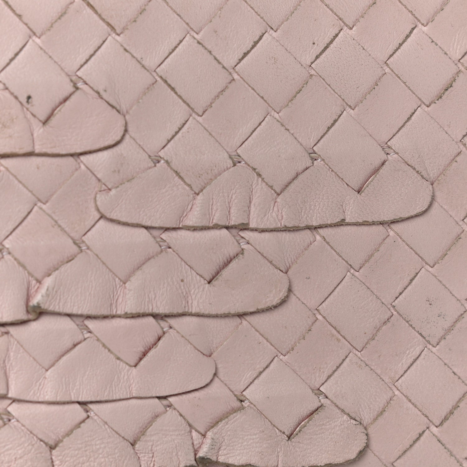 Bottega Veneta Nappa Intrecciato Zip Around Wallet Petal Pink 31 of 36