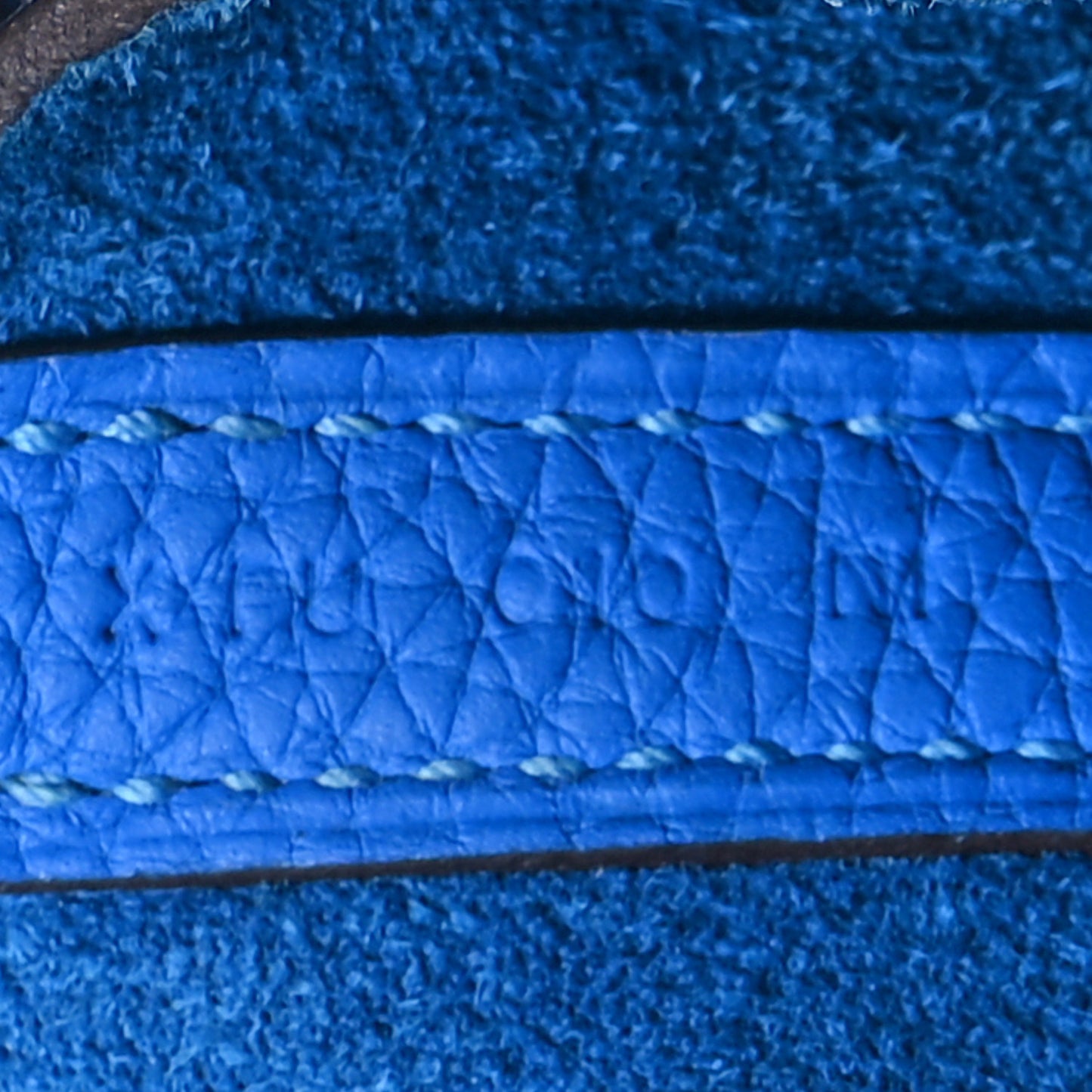 Taurillon Clemence Picotin Lock 22 MM Bleu Royal