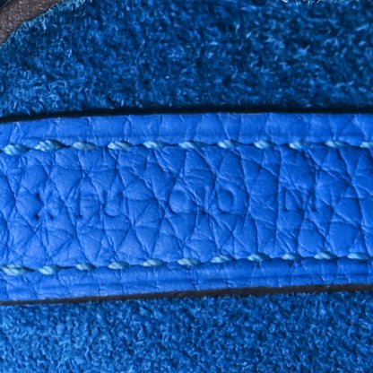 Hermes Taurillon Clemence Picotin Lock 22 MM Bleu Royal 7 of 10