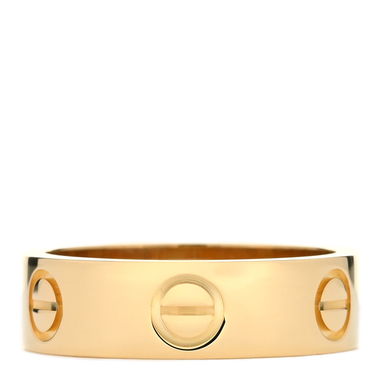 Cartier 18K Yellow Gold 5.5mm LOVE Ring 51 5.75 3 of 4