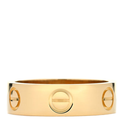 Cartier 18K Yellow Gold 5.5mm LOVE Ring 51 5.75 3 of 4