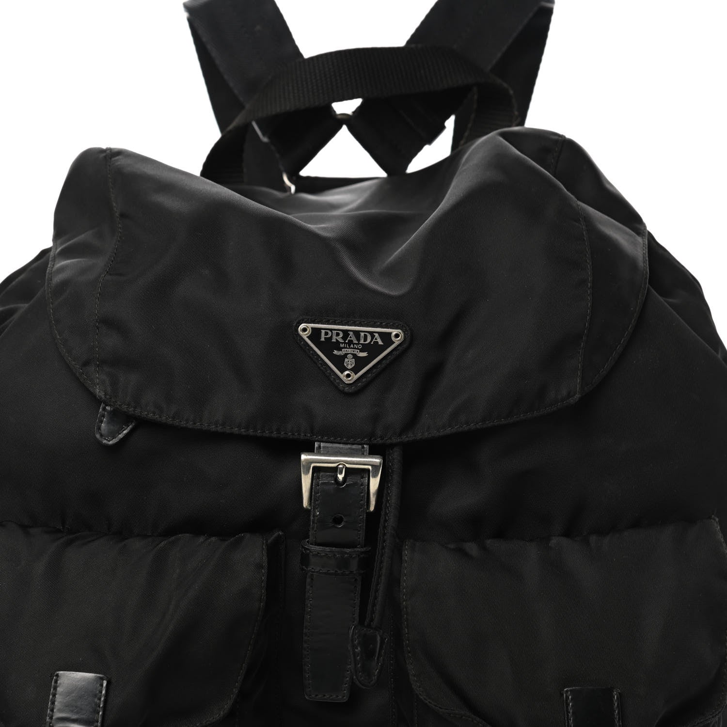 Prada Nylon Vela Medium Backpack Black 8 of 21