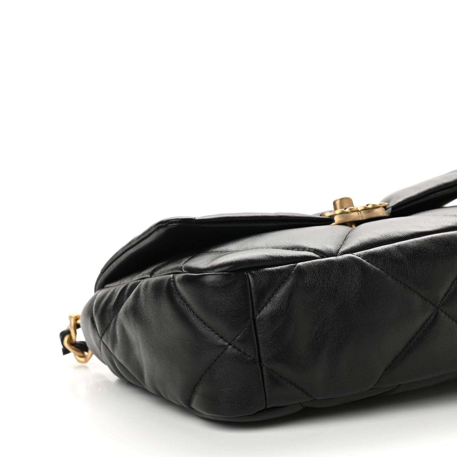 Chanel Lambskin Quilted Medium Chanel 19 Flap Black 8 of 9