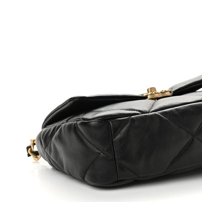 Chanel Lambskin Quilted Medium Chanel 19 Flap Black 8 of 9