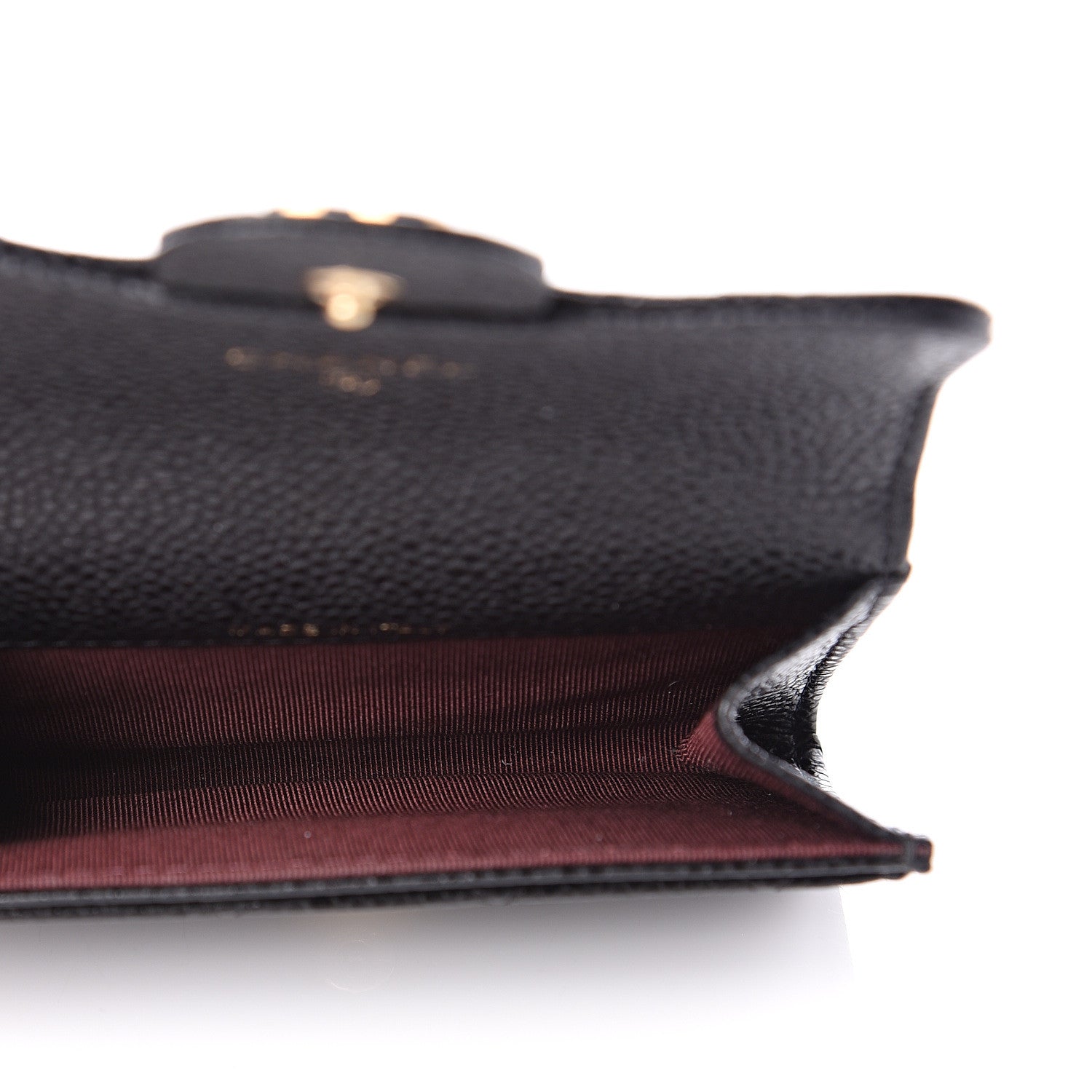Chanel Caviar Quilted Flap Card Holder Black 4 of 11