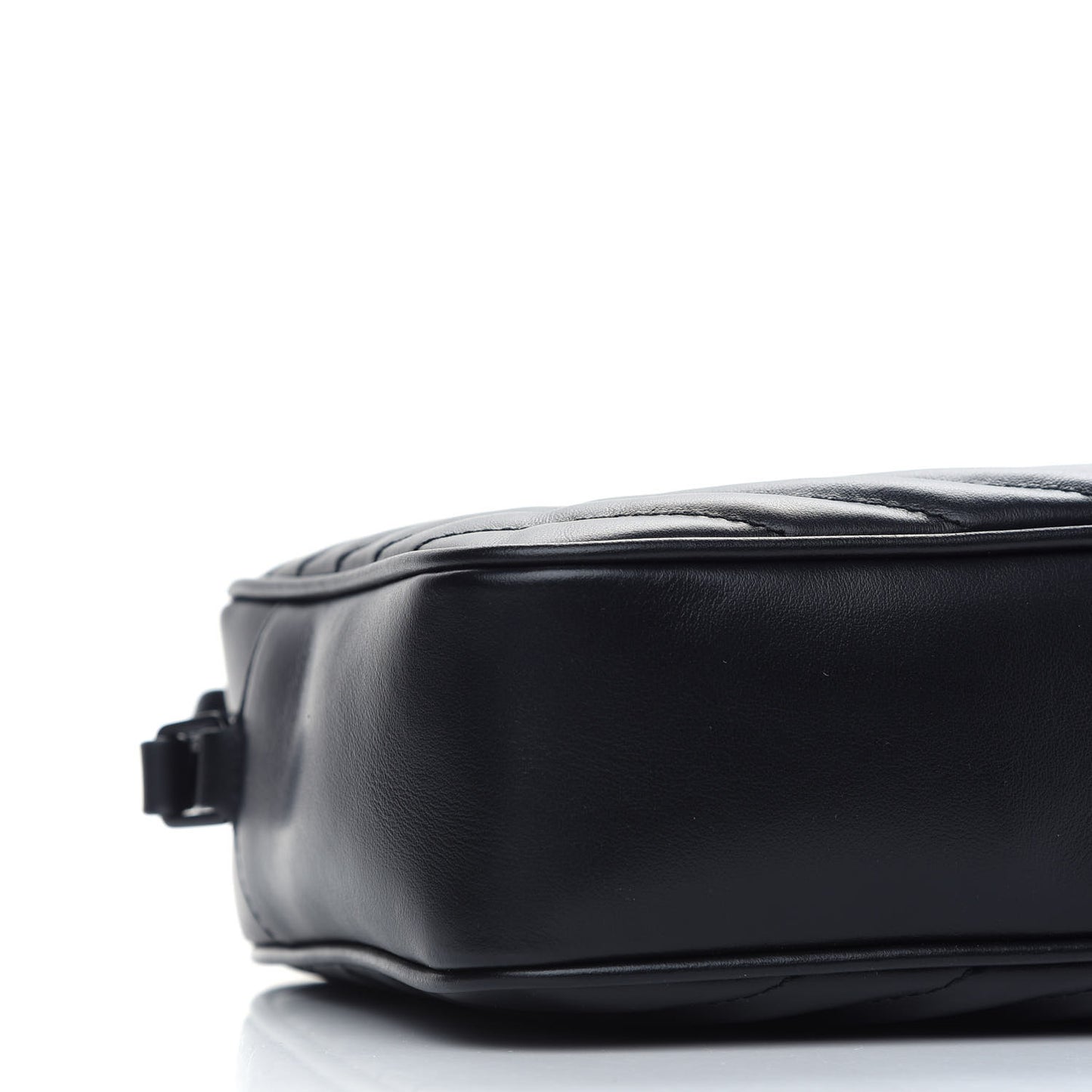Calfskin Matelasse Monogram Lou Camera Bag Black