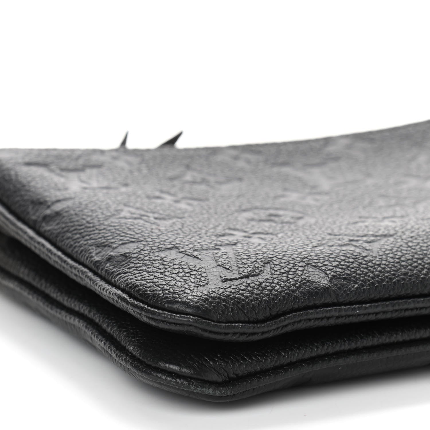 Louis Vuitton Empreinte Double Zip Pochette Black 9 of 10