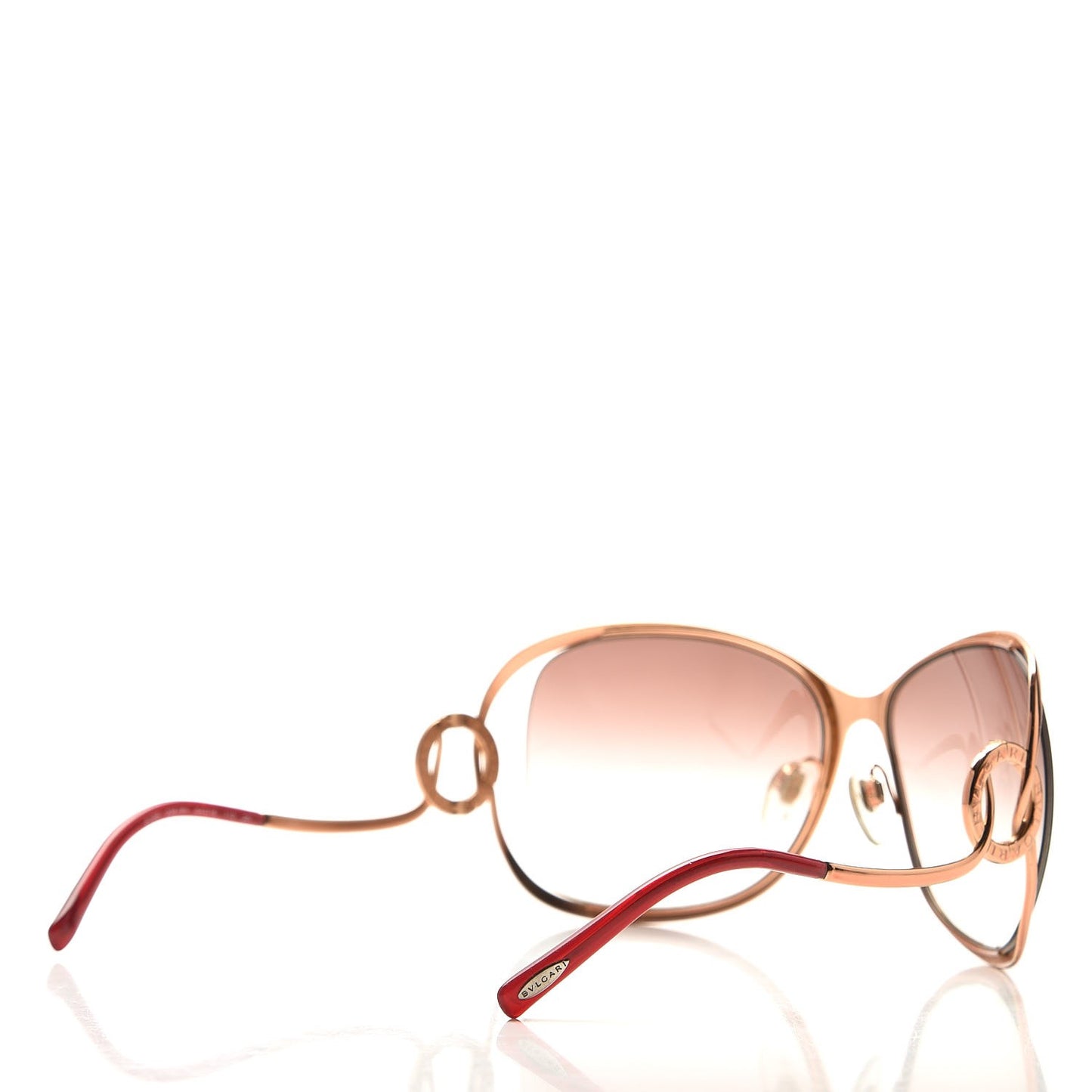Oversized Sunglasses 6026 Rose Gold