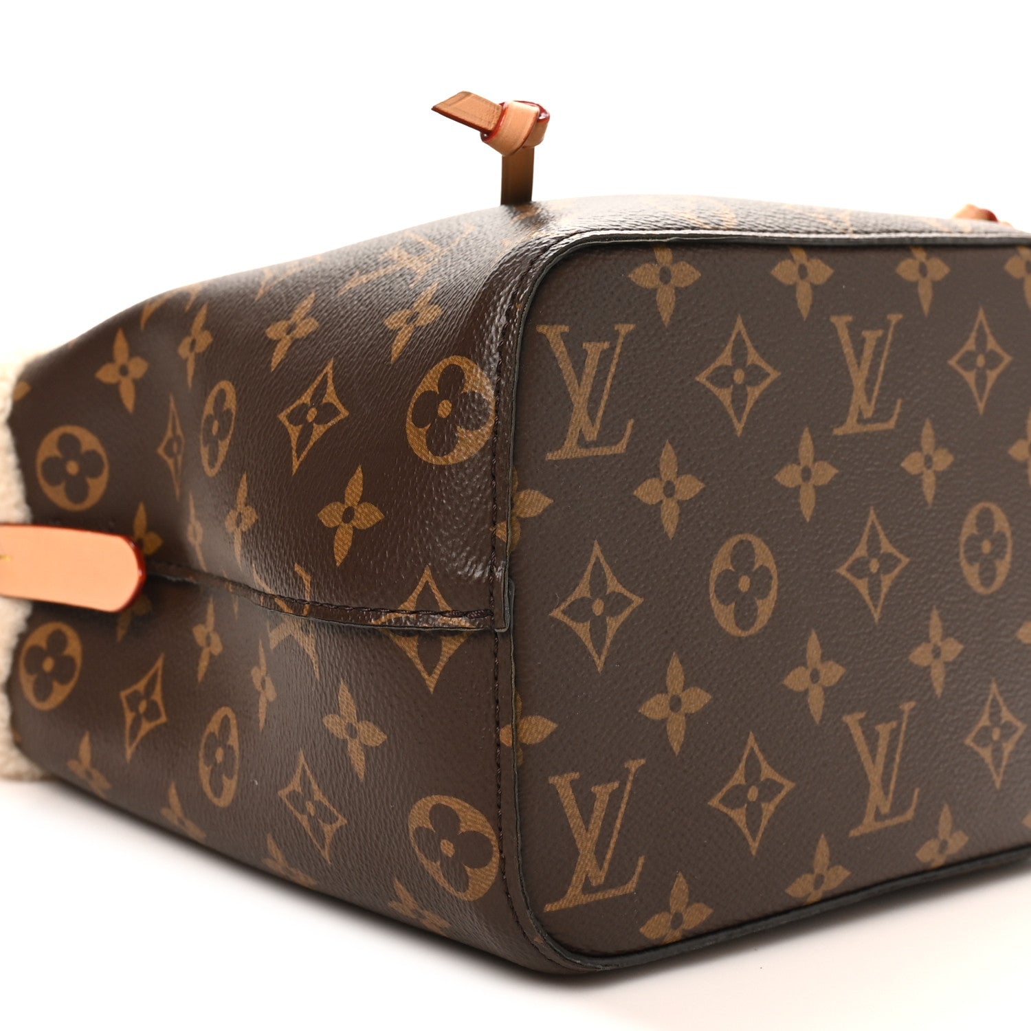 Louis Vuitton Monogram Shearling Cozygram Neonoe BB 8 of 9