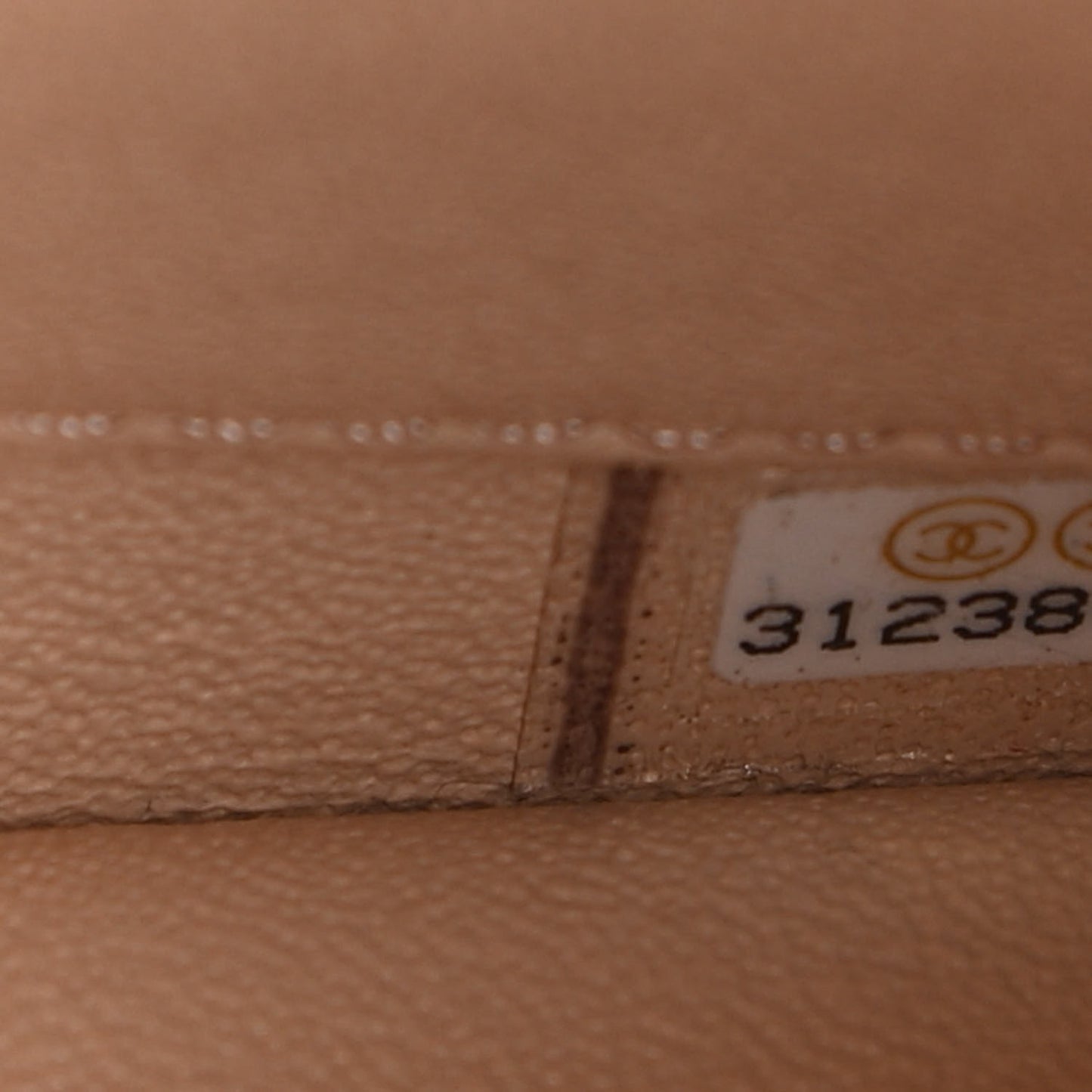 Lambskin Quilted Small Trendy CC Dual Handle Flap Bag Light Beige