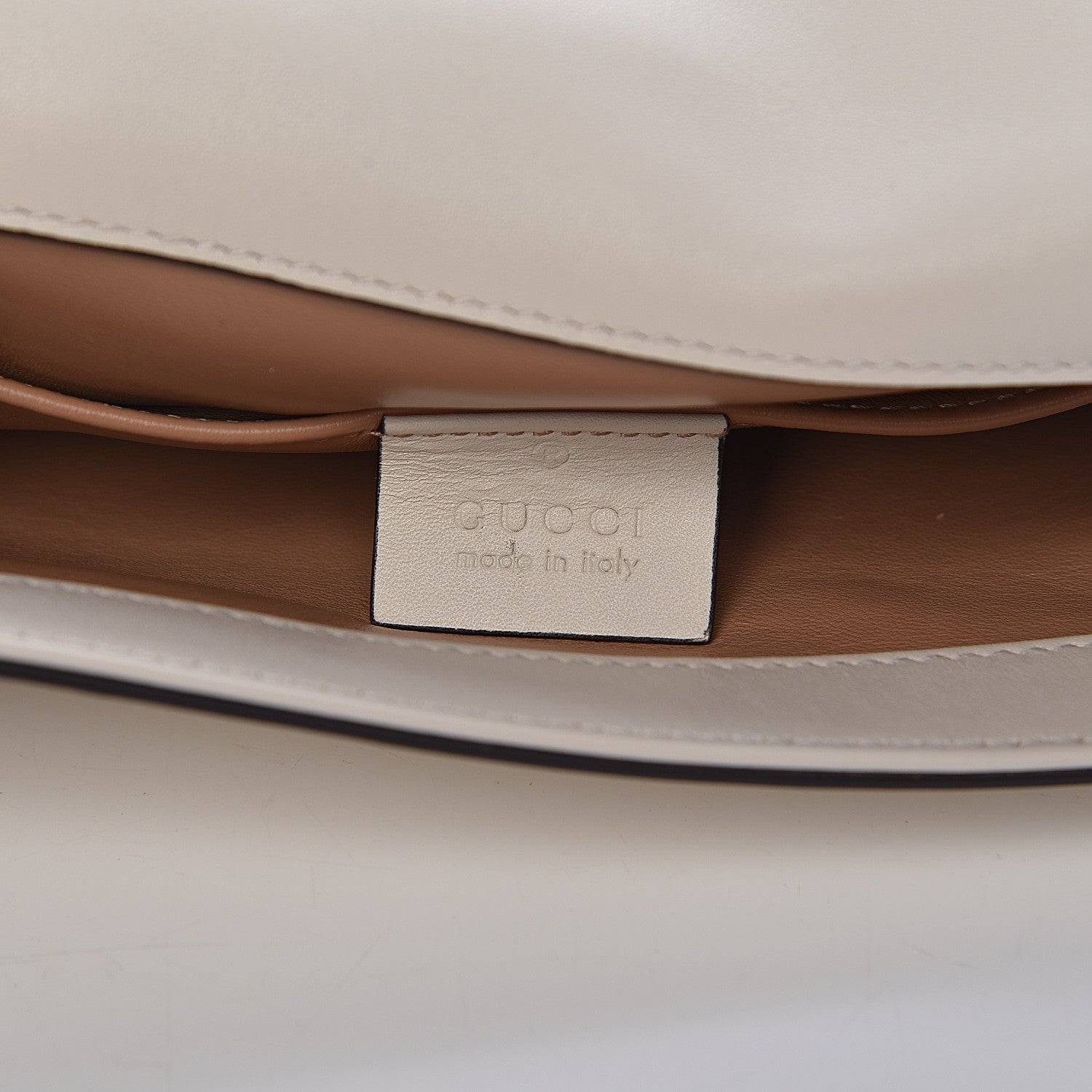 Gucci Nappa Pearl Studded Mini Queen Margaret Broadway Shoulder Bag Mystic White 6 of 10