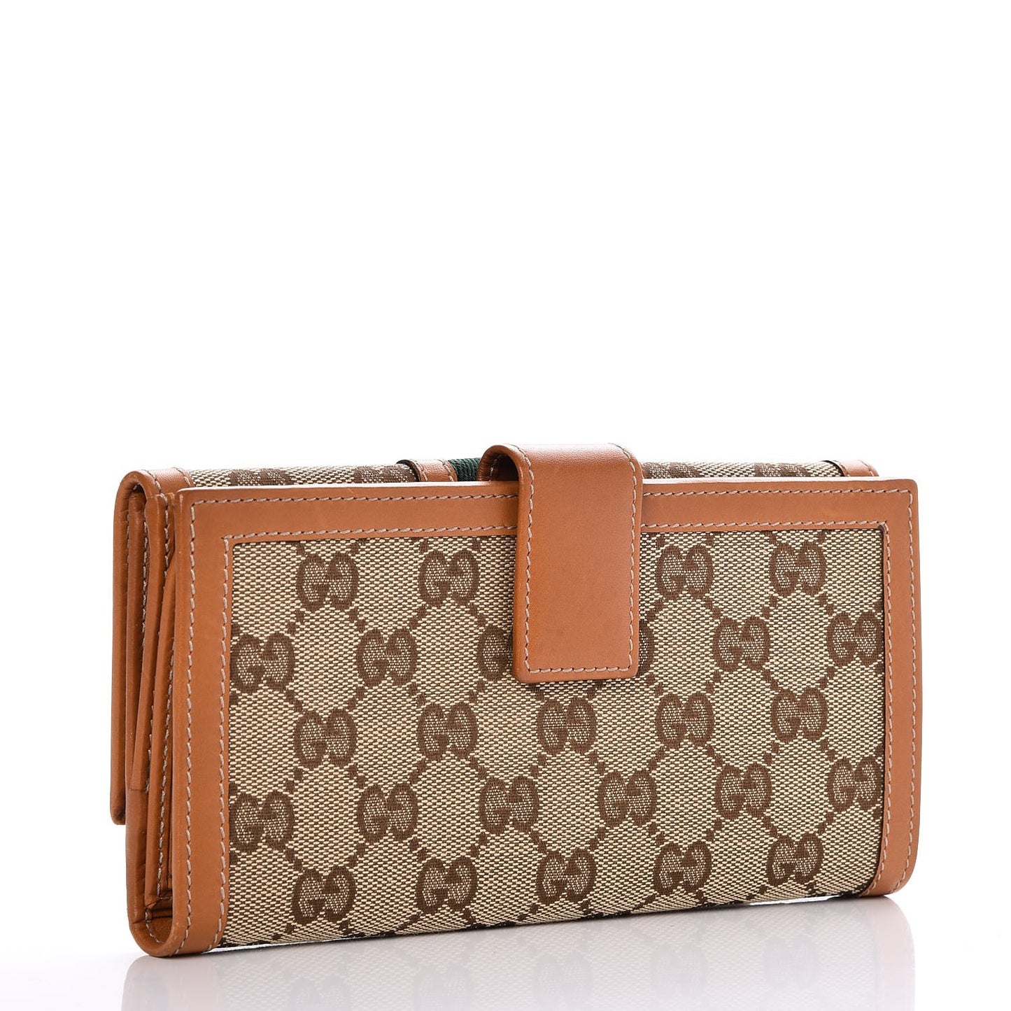 Monogram Vintage Web Continental Wallet Tobacco