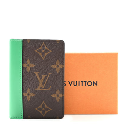 Louis Vuitton Monogram Macassar Pocket Organizer NM Green 7 of 7