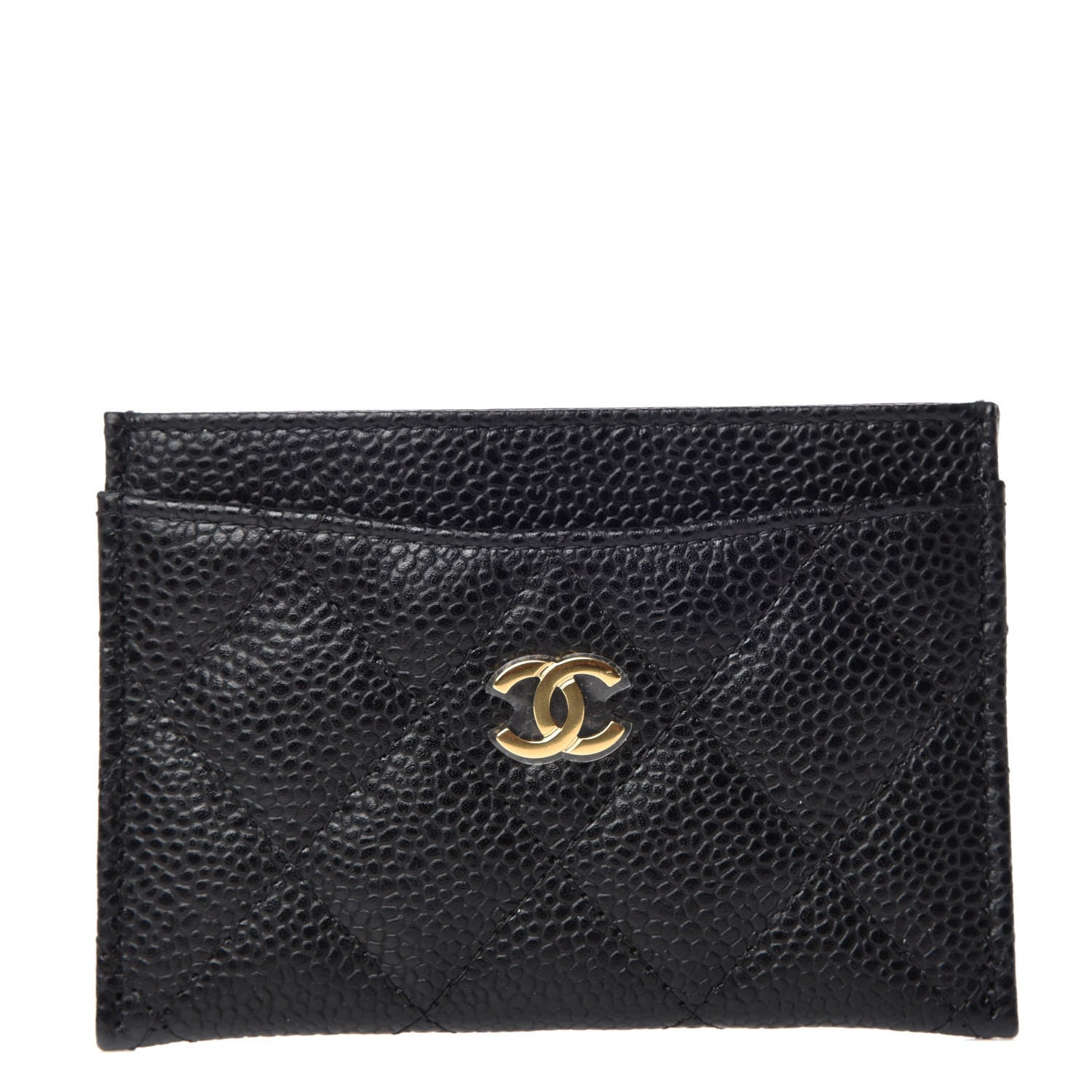 Chanel Caviar Quilted Card Holder Black 1 of 10