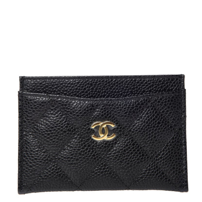 Chanel Caviar Quilted Card Holder Black 1 of 10