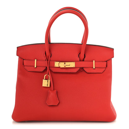 Hermes Togo Birkin 30 Rouge Tomate 1 of 12