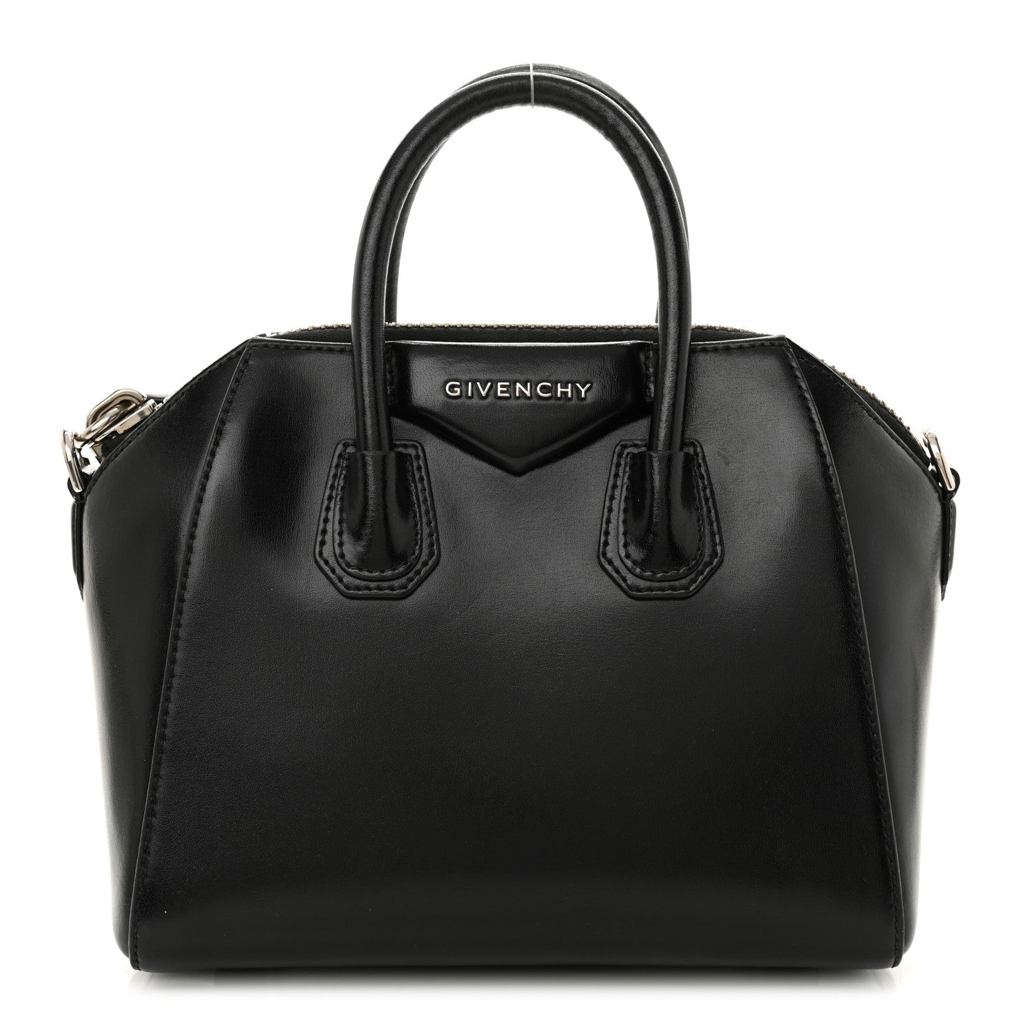 Givenchy Shiny Lord Calfskin Mini Antigona Black 1 of 11
