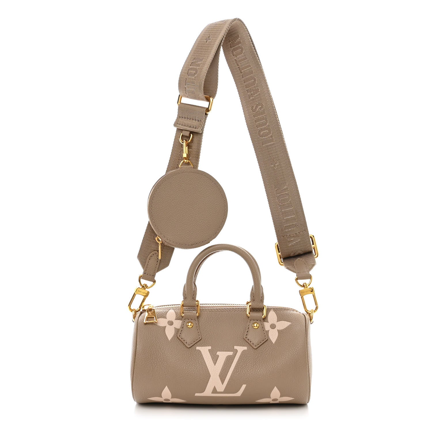 Louis Vuitton Empreinte Monogram Giant Papillon BB Tourterelle Cream 1 of 10
