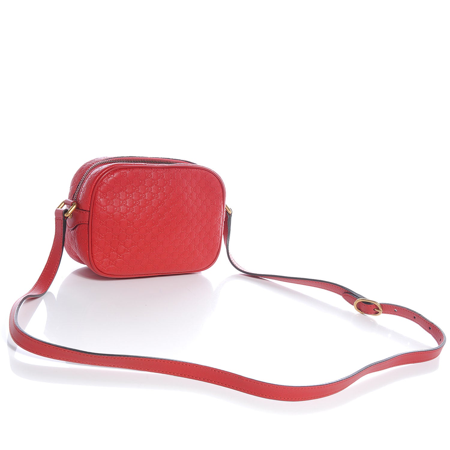Gucci Microguccissima Sunshine Disco Crossbody Bag Red 4 of 9