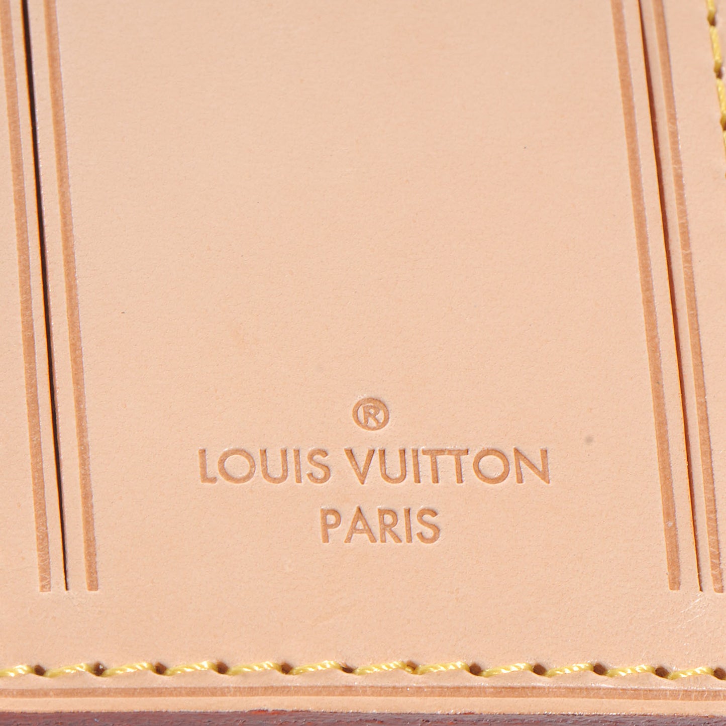 Vachetta Leather Luggage Tag