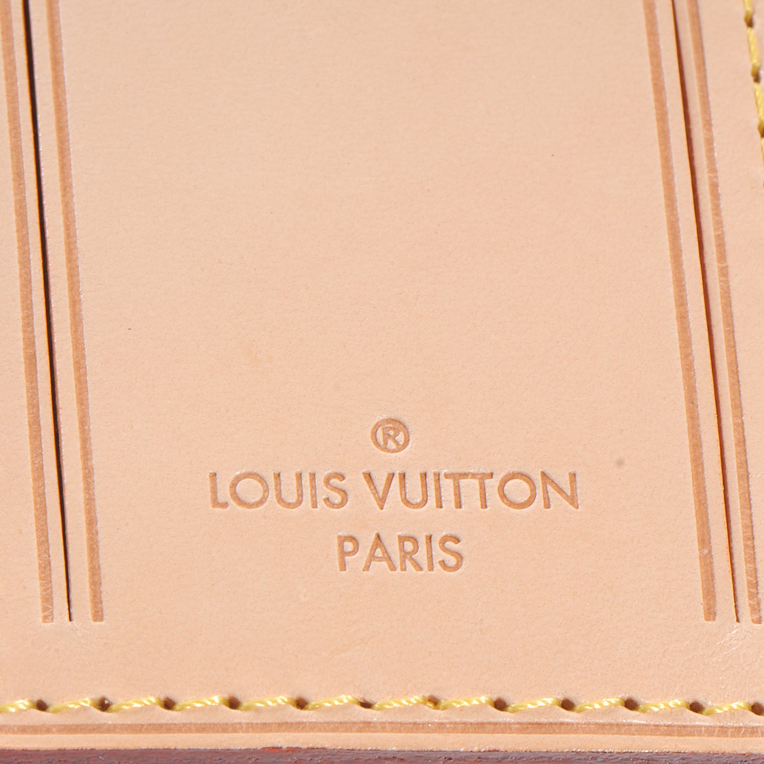 Louis Vuitton Vachetta Leather Luggage Tag 3 of 4