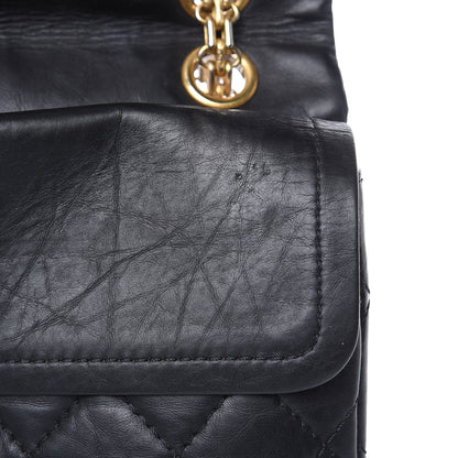 Chanel Aged Calfskin Quilted 2.55 Reissue 226 Flap Black 10 of 14