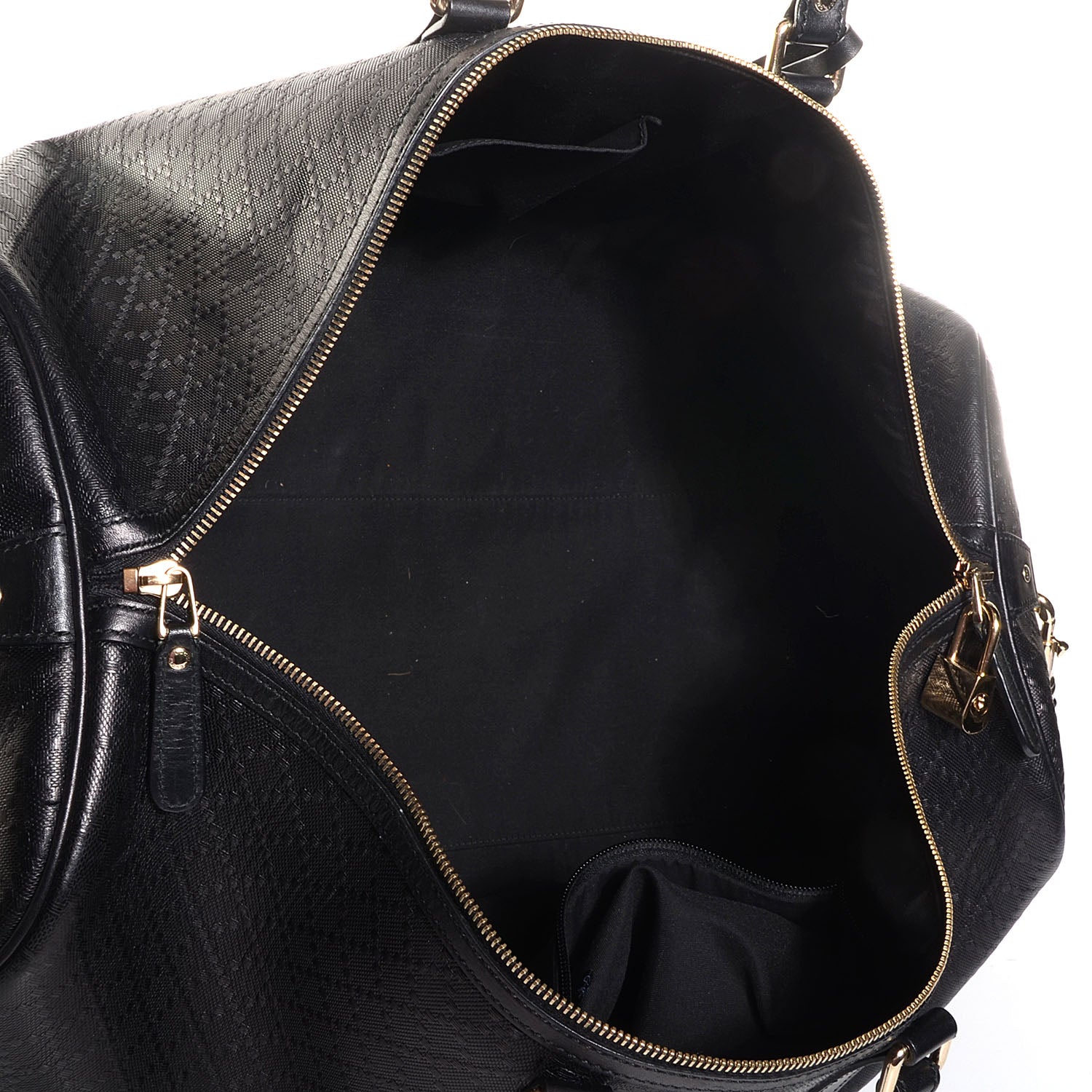 Gucci Bright Diamante Large Carry On Duffle Black 5 of 9