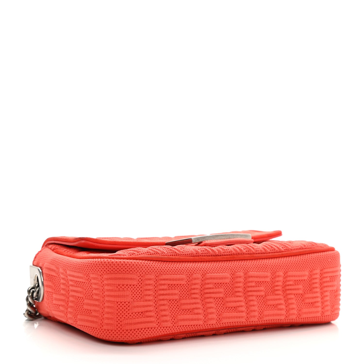 Fendi Technical Fabric FF Midi Chain Baguette Tulipano 4 of 16