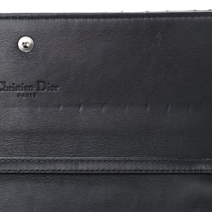 Christian Dior Patent Cannage Rendez-vous Chain Wallet Black 9 of 10