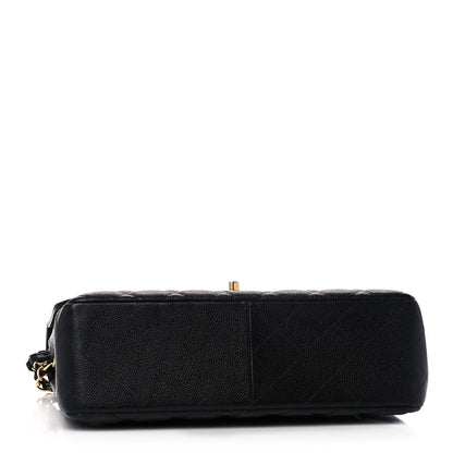 Chanel Caviar Quilted Jumbo Double Flap Black 4 of 11