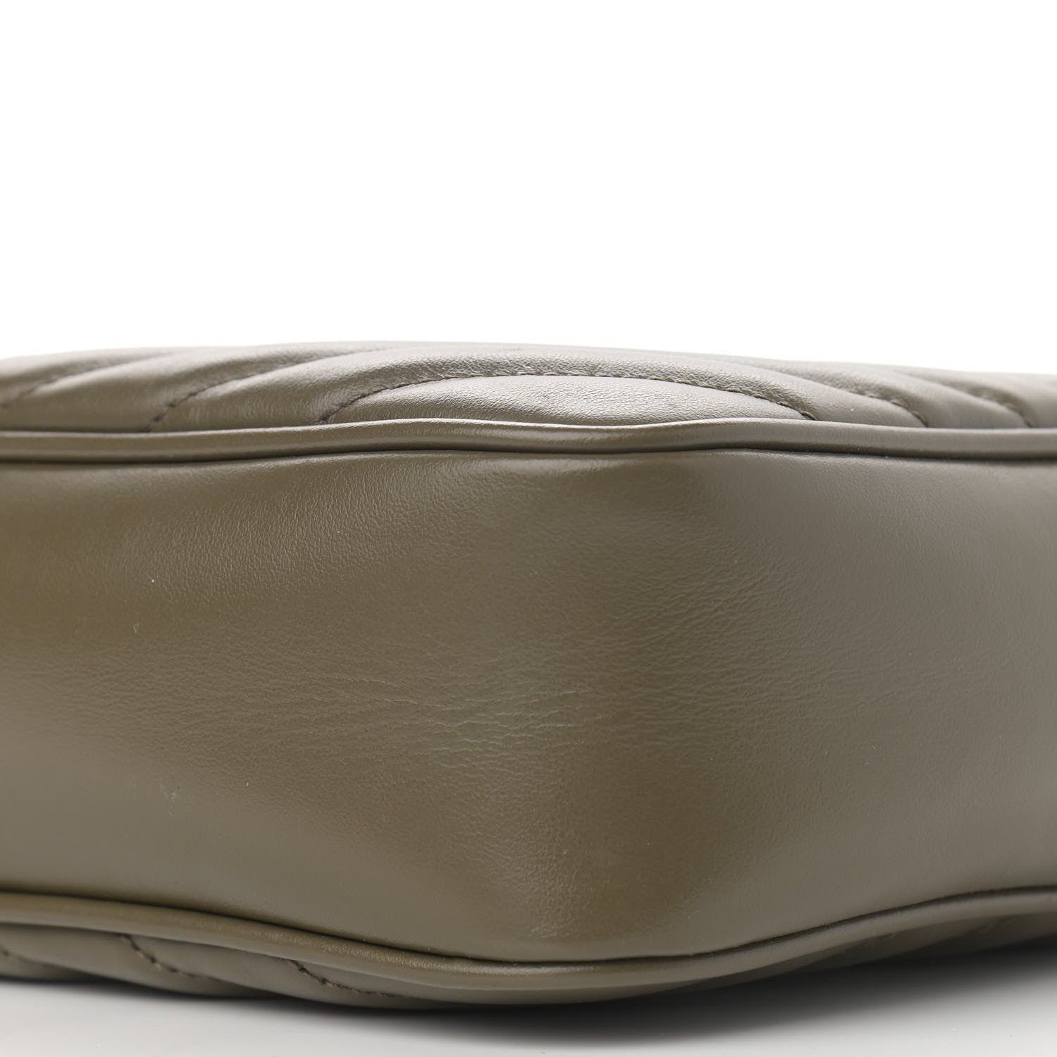 Saint Laurent Calfskin Matelasse Monogram Lou Camera Bag Military Olive 10 of 10