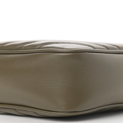 Saint Laurent Calfskin Matelasse Monogram Lou Camera Bag Military Olive 10 of 10