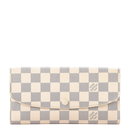 Louis Vuitton Damier Azur Emilie Wallet 1 of 8
