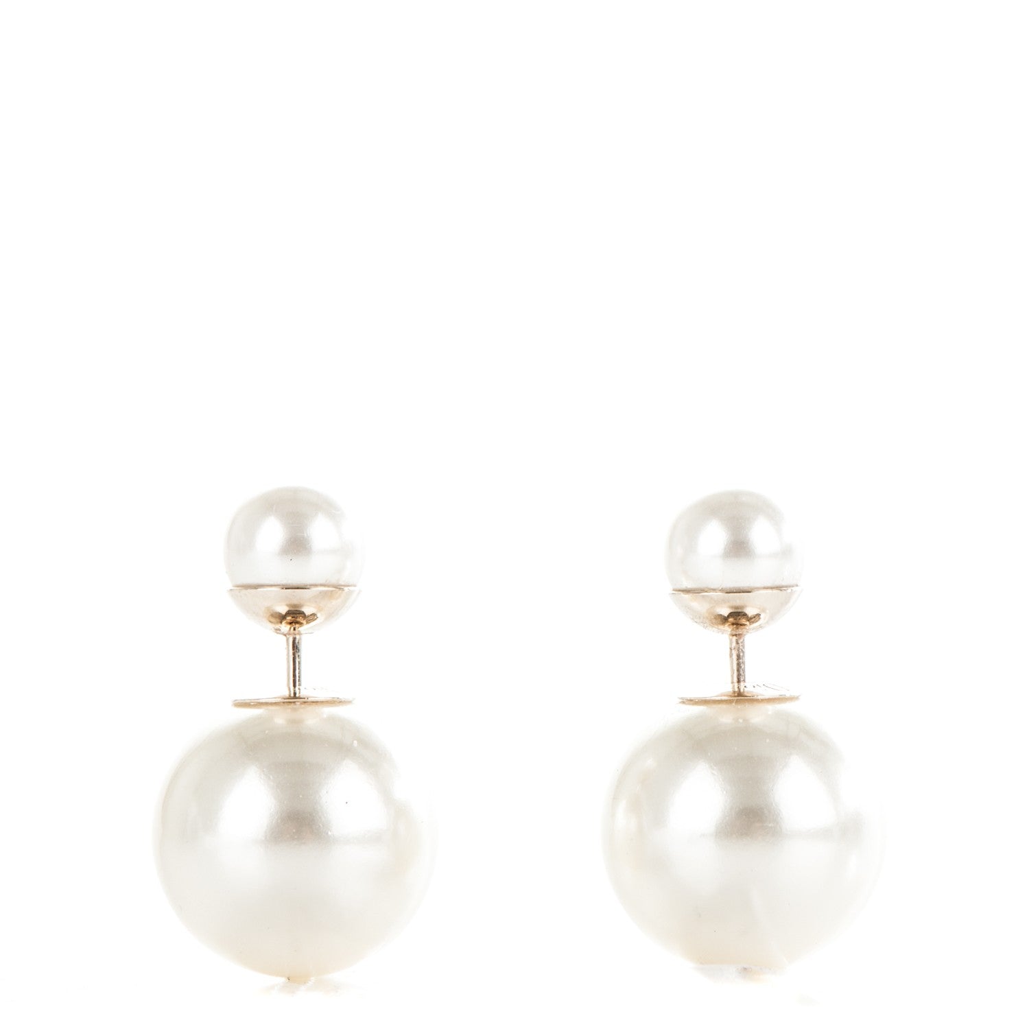 Christian Dior Pearl Mise En Dior Tribal Earrings 1 of 4