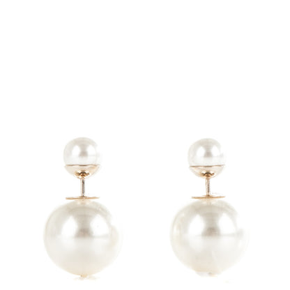 Christian Dior Pearl Mise En Dior Tribal Earrings 1 of 4