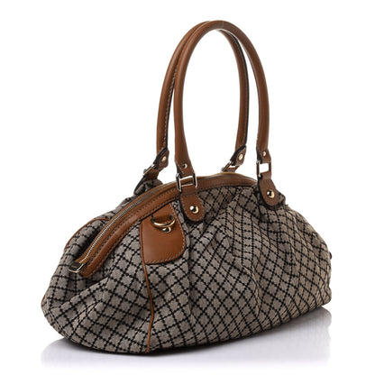 Gucci Diamante Medium Sukey Boston Brown 2 of 11