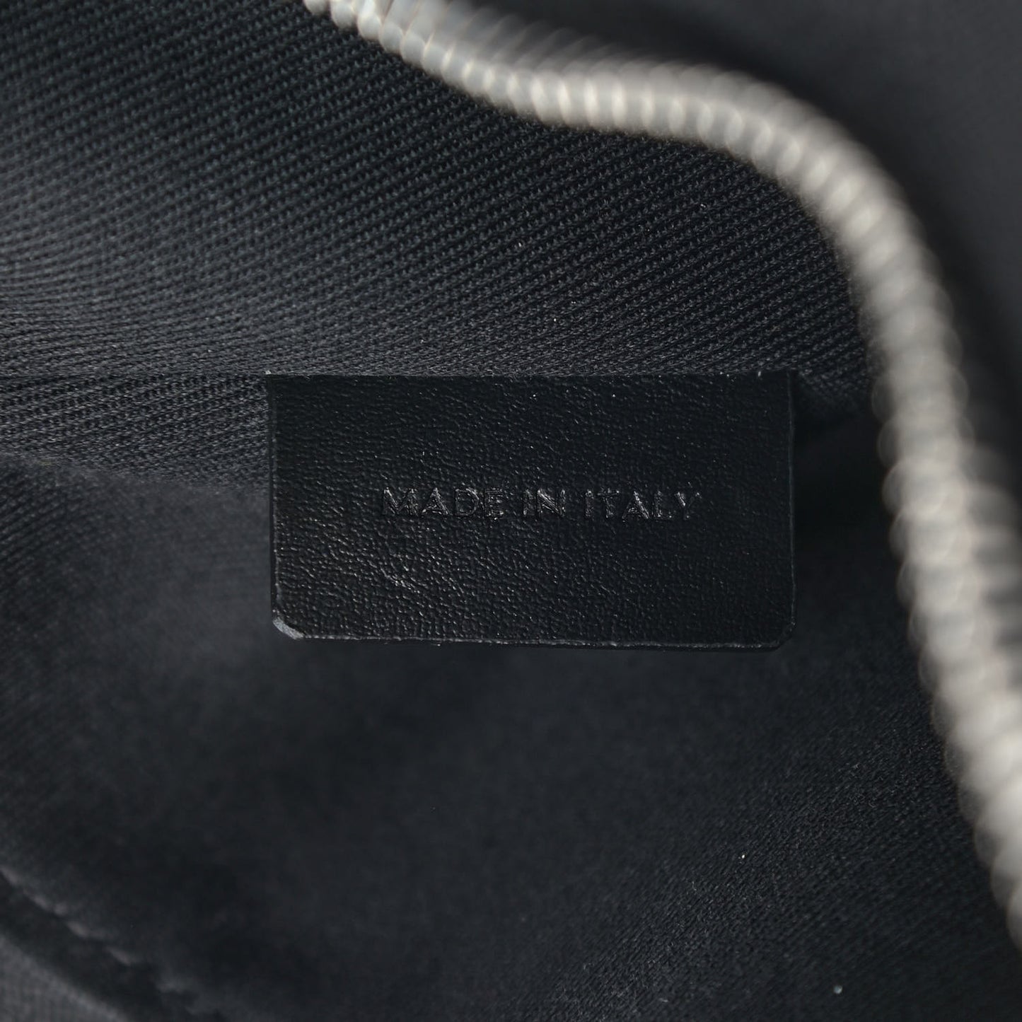Canvas Calfskin Jacquard Medium Ava Triomphe Shoulder Bag With Strap Black