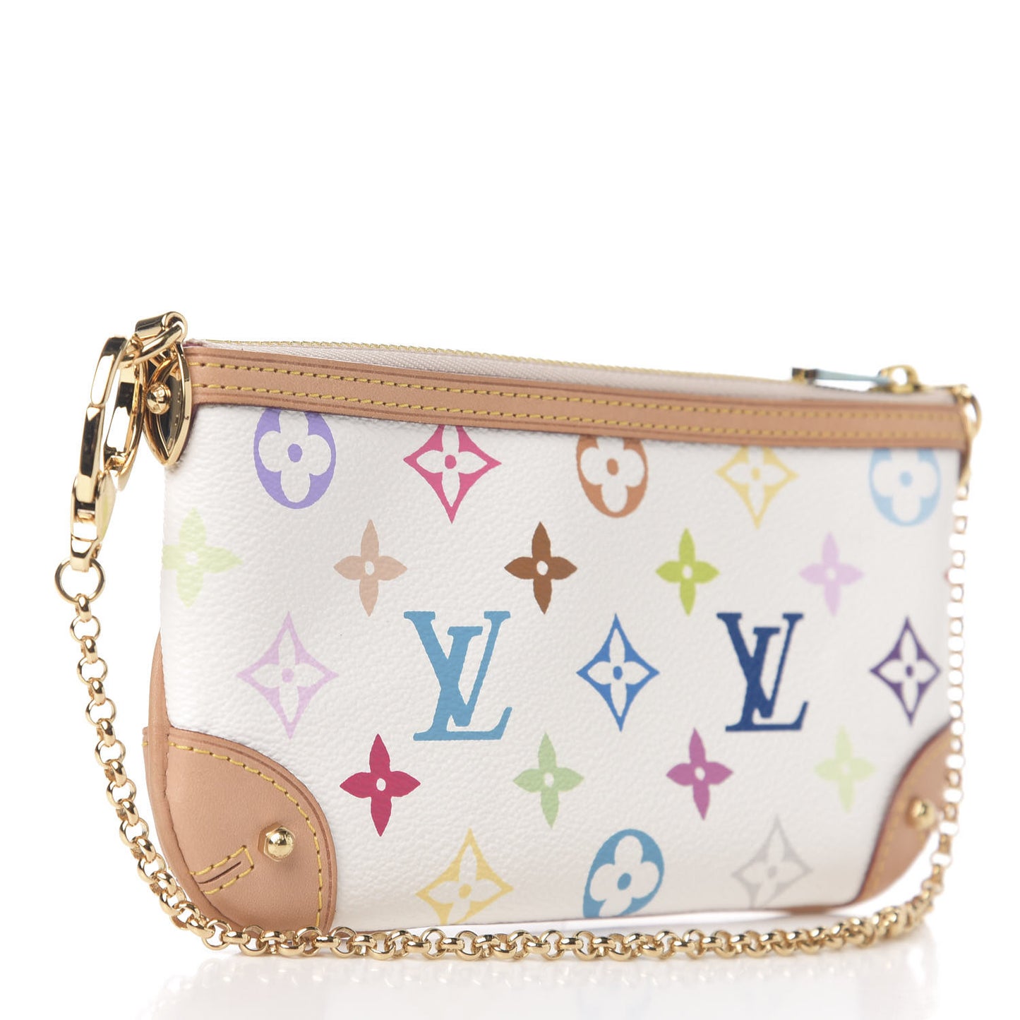 Monogram Multicolor Pochette Milla MM White