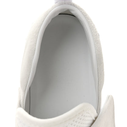 Hermes Suede Goatskin Mesh Fabric H Sneakers 38 White 7 of 10
