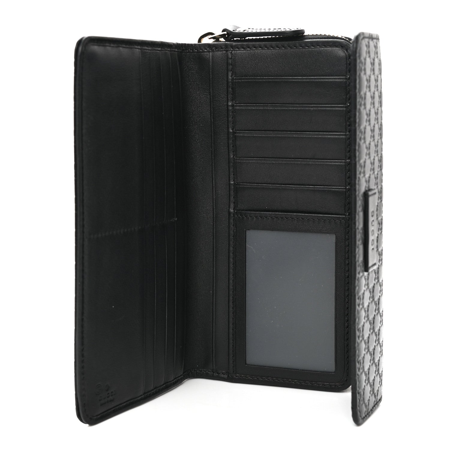 Gucci Soft Microguccissima Continental Zip Wallet Black 5 of 6
