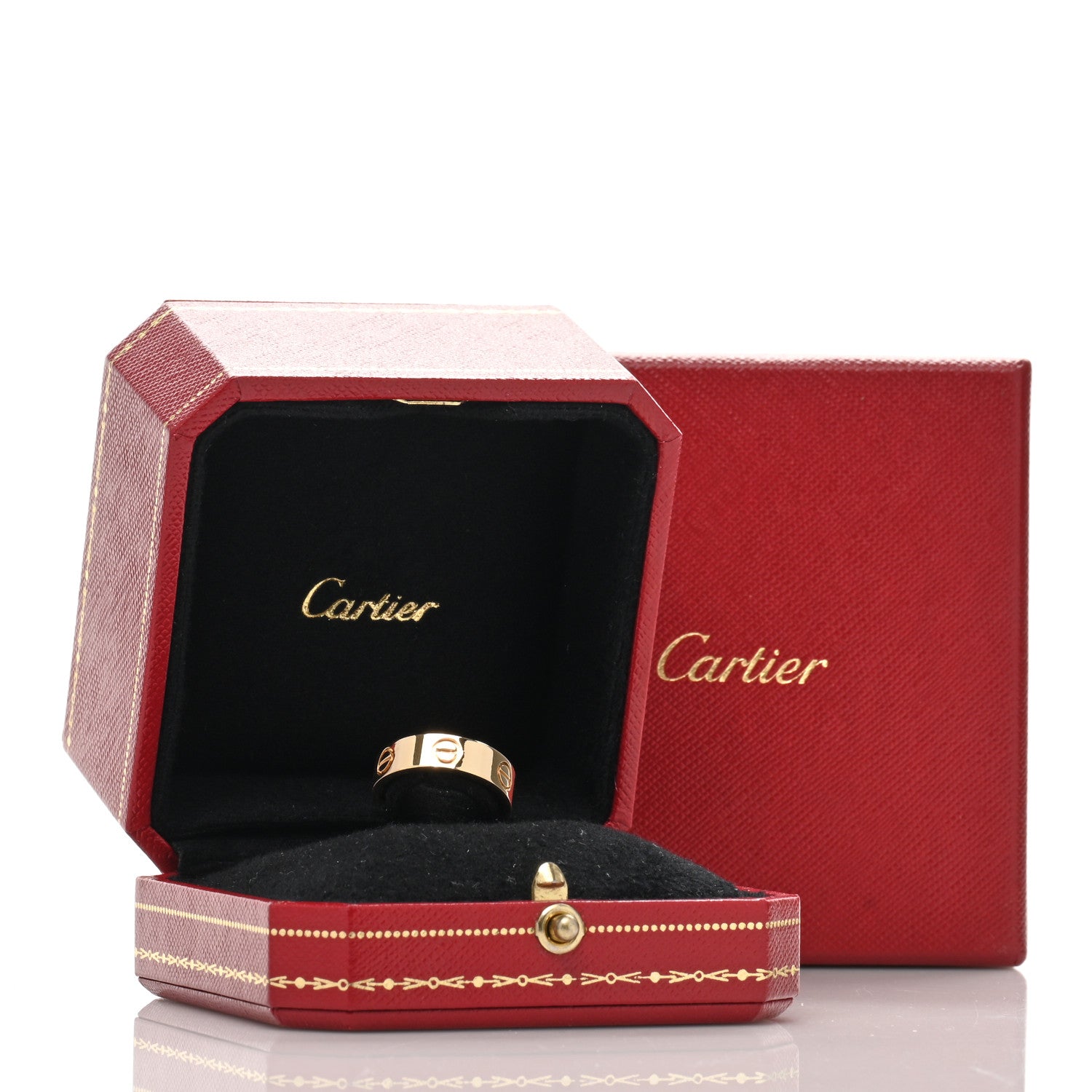 Cartier 18K Yellow Gold 5.5mm LOVE Ring 52 6 5 of 5