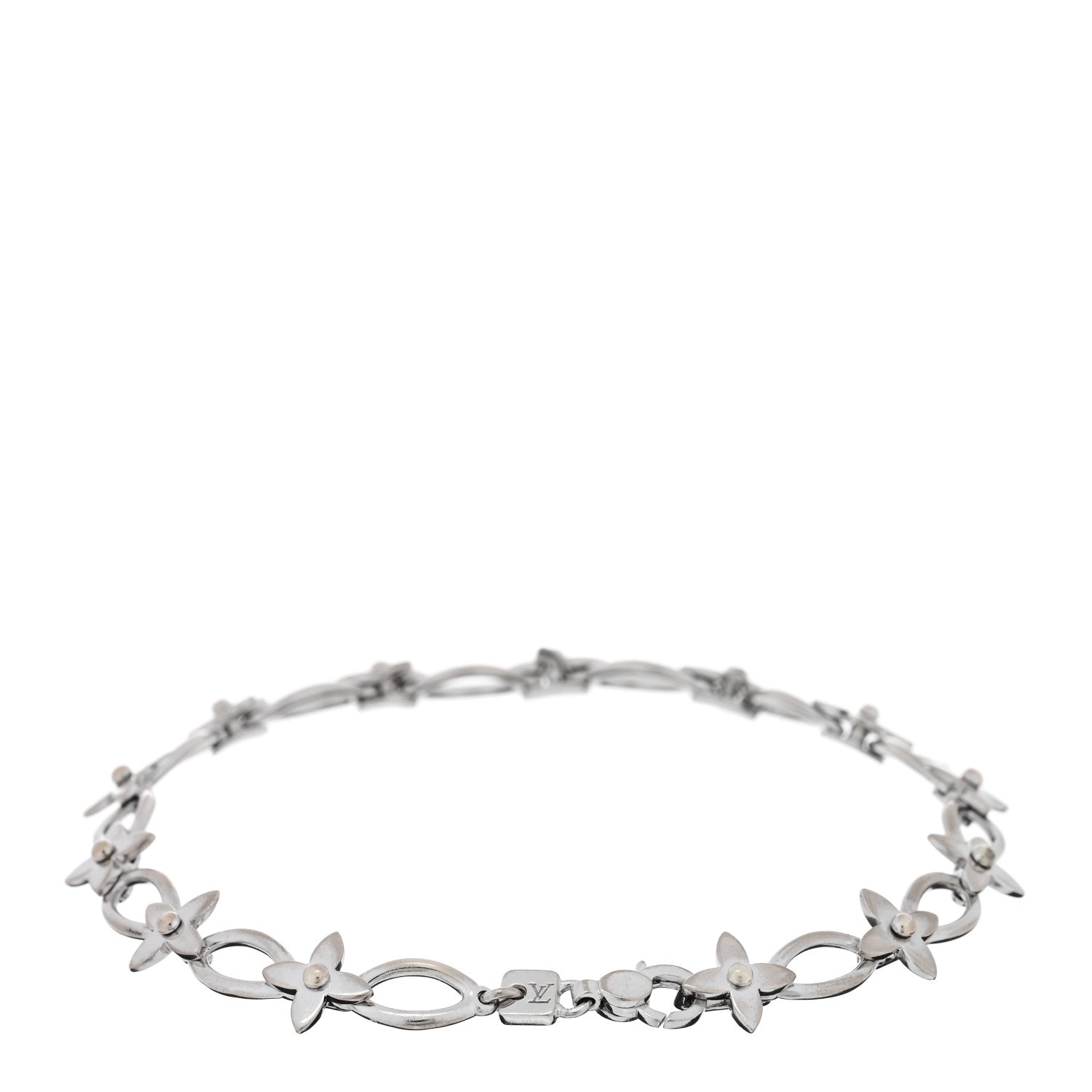 Louis Vuitton 18k White Yellow Gold Idylle Blossom Link Bracelet 3 of 3