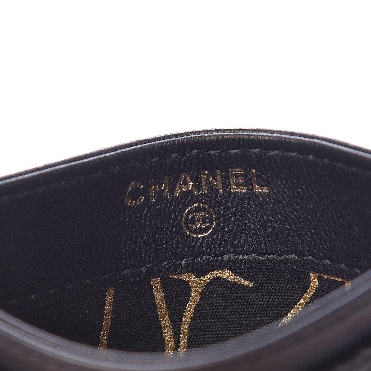 Chanel Lambskin Quilted Card Holder Black 6 of 9