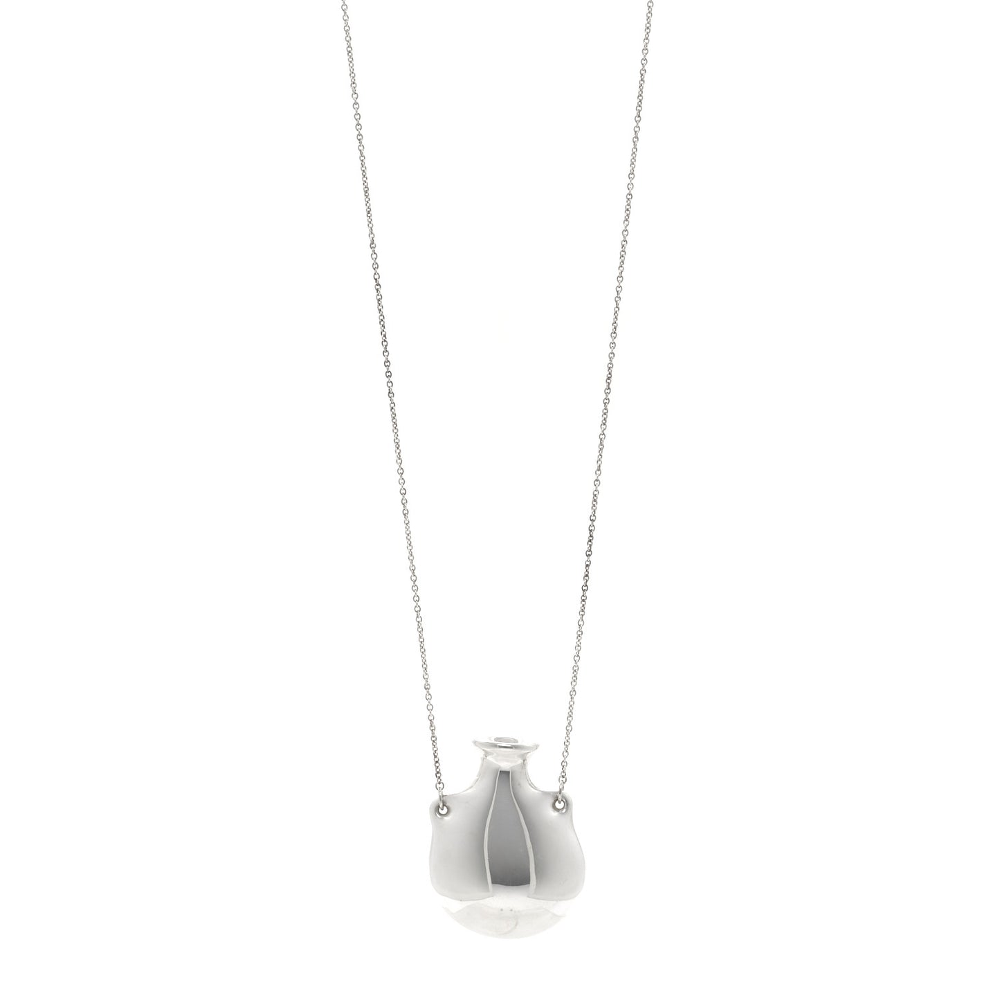 Sterling Silver Medium Elsa Peretti Bottle Pendant Necklace