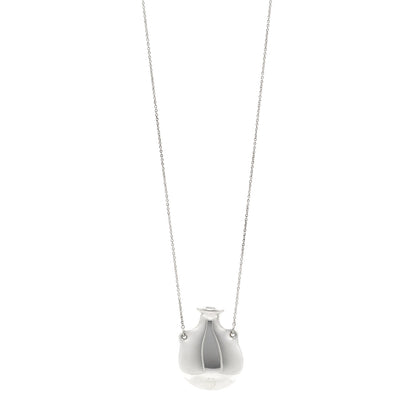 Tiffany Sterling Silver Medium Elsa Peretti Bottle Pendant Necklace 1 of 4