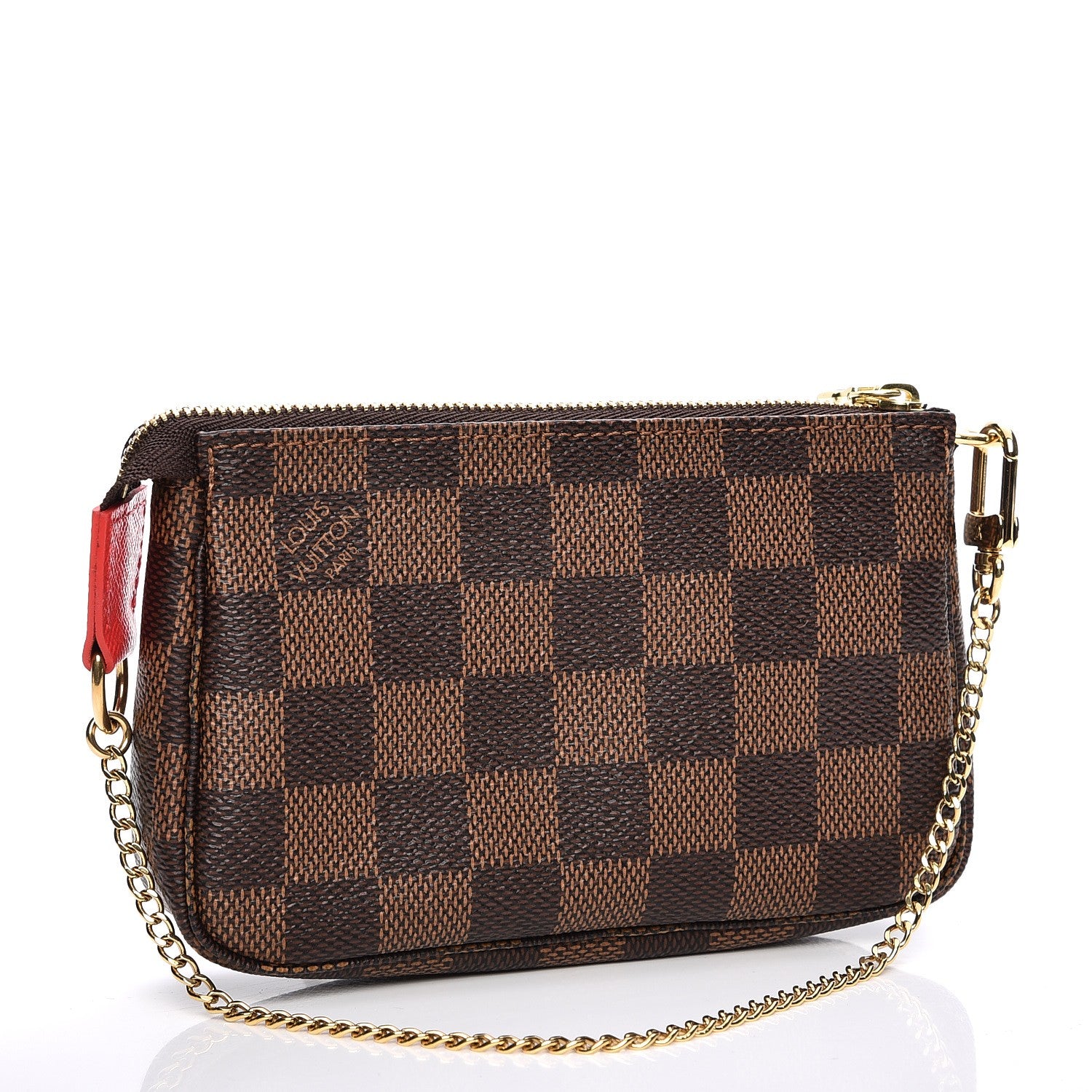 Louis Vuitton Damier Ebene 2016 Christmas Animation Mini Pochette Accessories 3 of 7