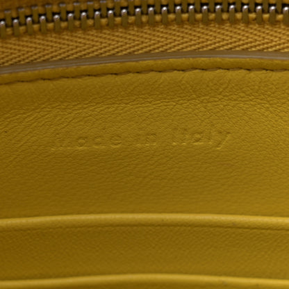 Celine Grained Calfskin Small Trotteur Yellow 7 of 12