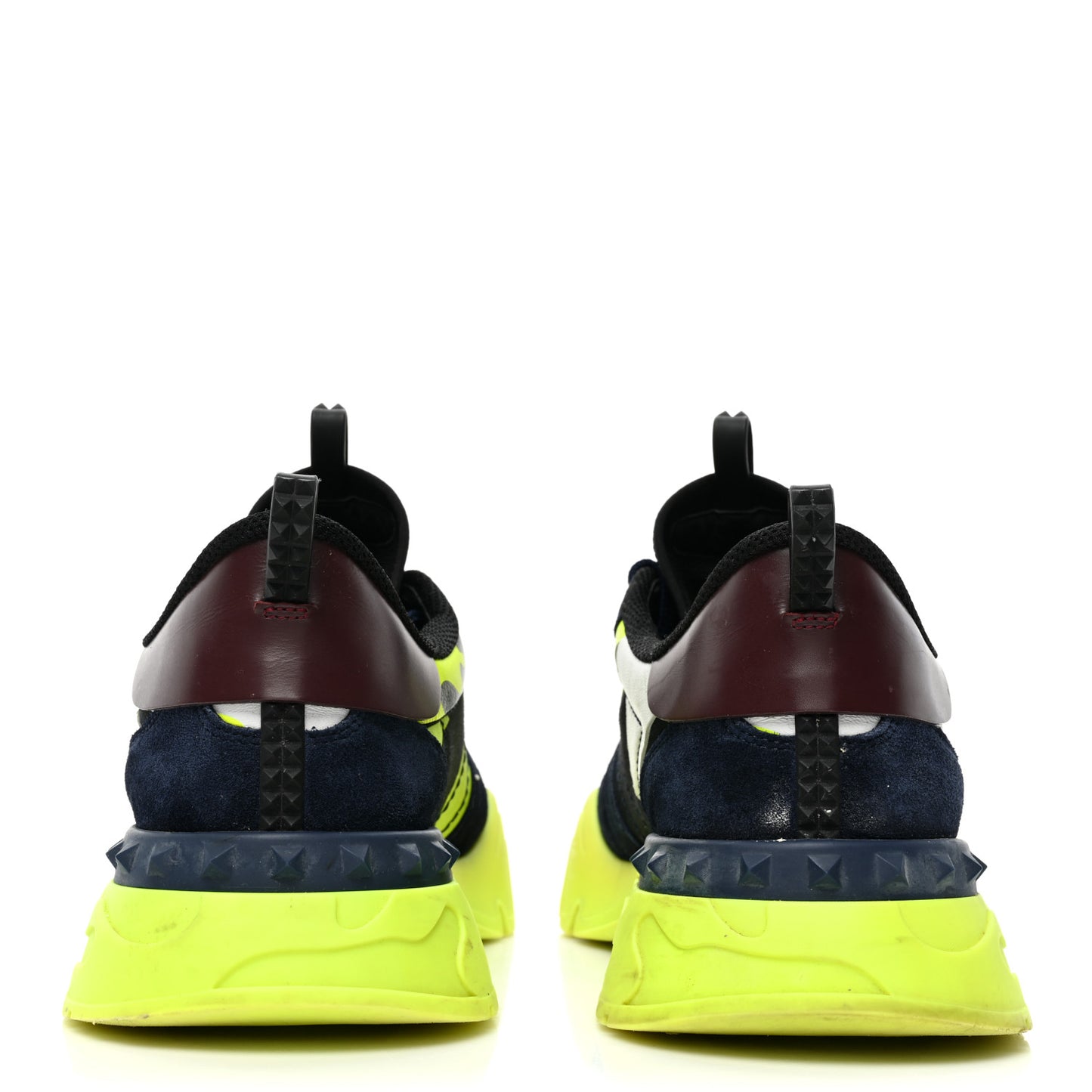 Suede Nappa Camouflage Mens Rockrunner Plus Sneakers 45 Black Lime