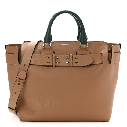 Burberry Soft Grain Calfskin Medium Belt Bag Light Camel Chalk White 1 of 11